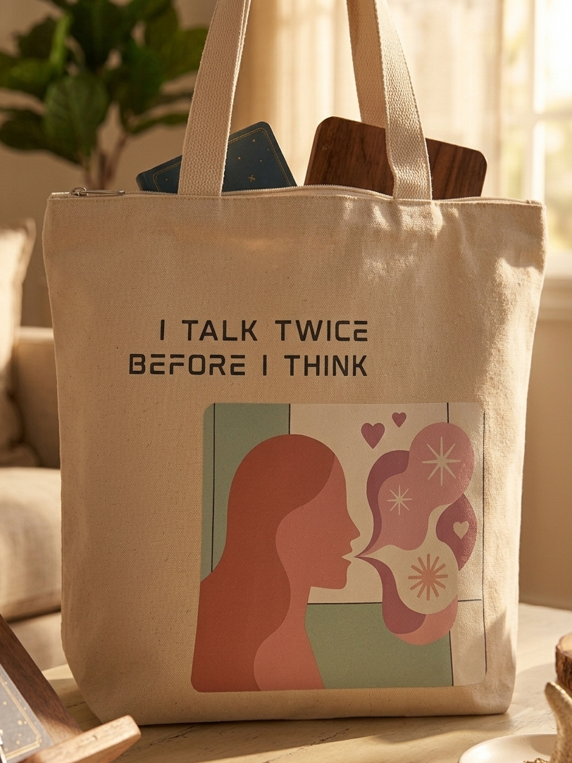 Miss Talkative Tote Bag