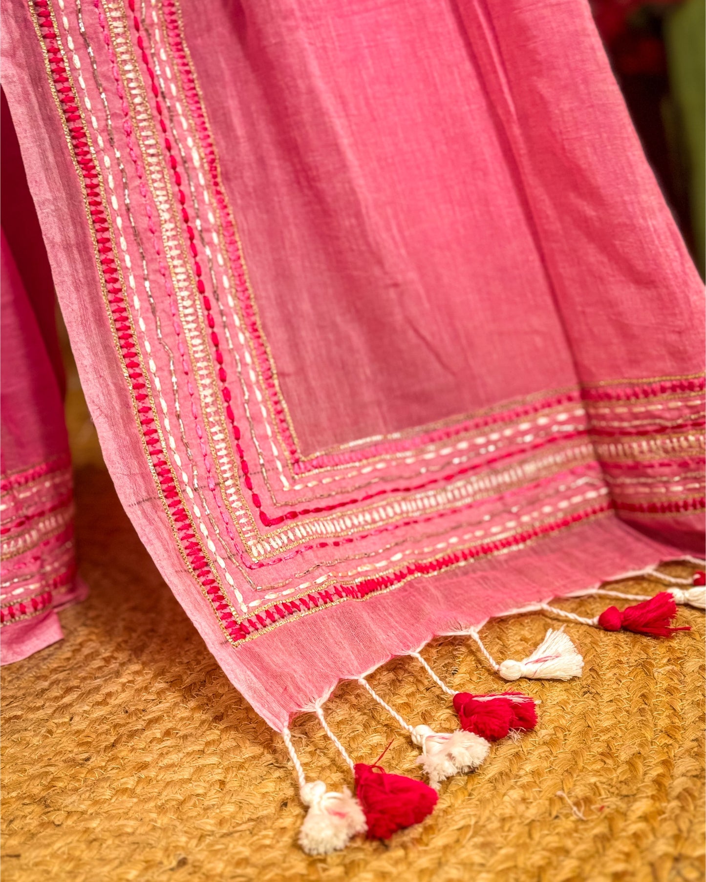 Woven Halo (Sequins emblished saree)