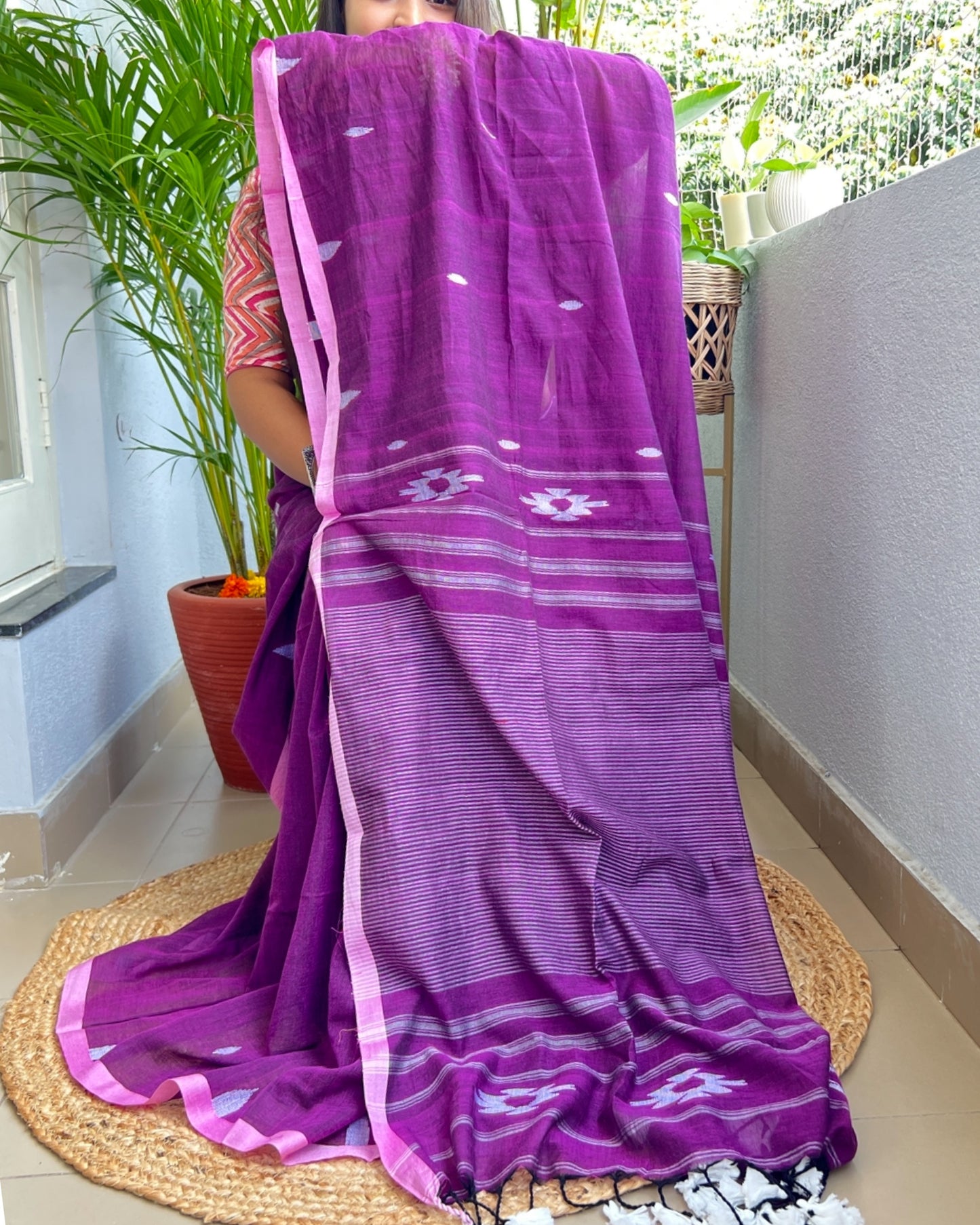 Soft and Comfortable Durga Puja Navaratri Handloom Mulmul Cotton Saree Collection